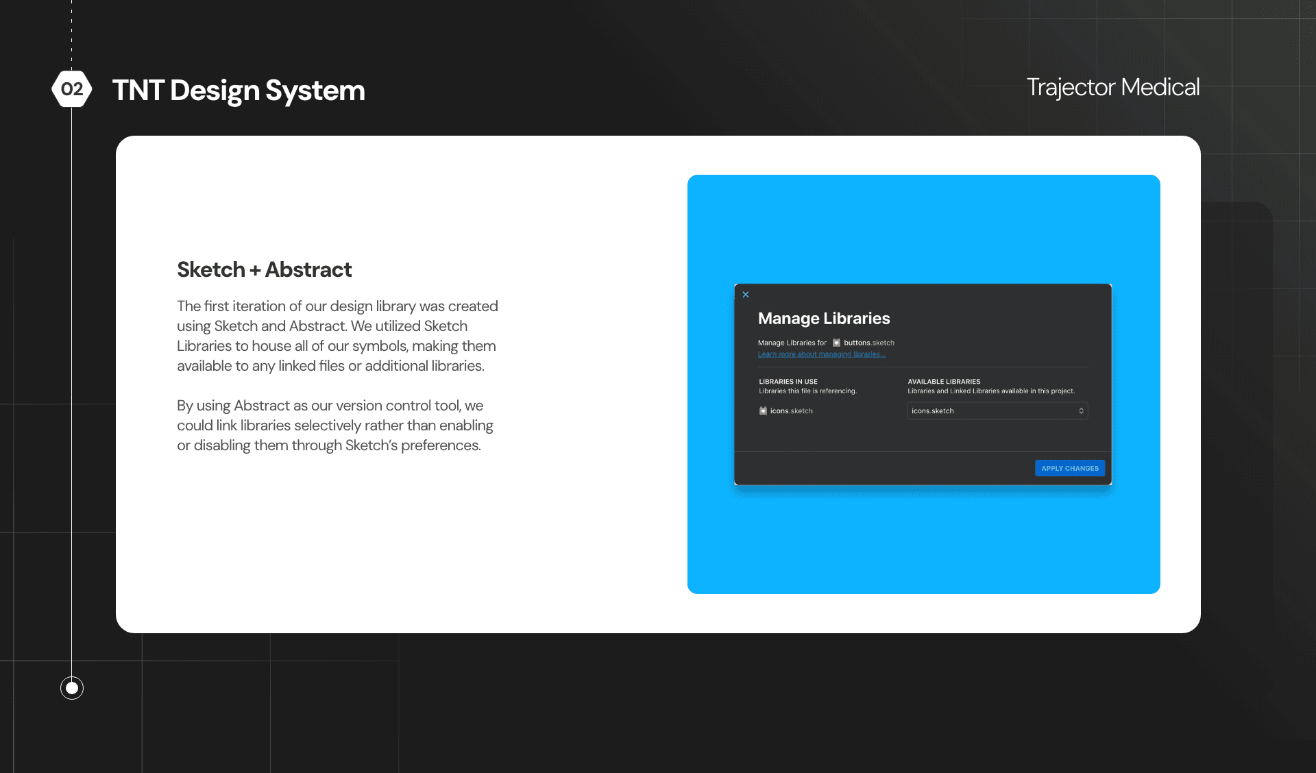 Sketch and Abstract — first iteration of the design library